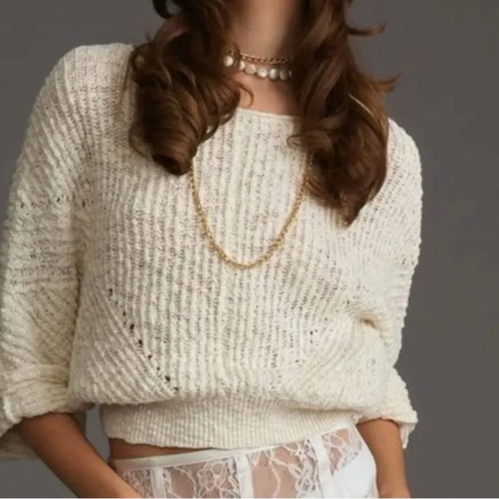 Anthropologie crewneck Batwing Sweater - Picture 2 of 10